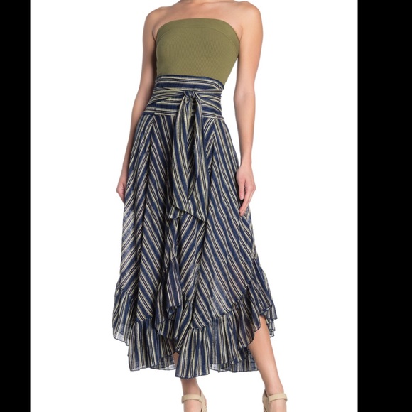 Free People Dresses & Skirts - NWT free people navy Giselle skirt